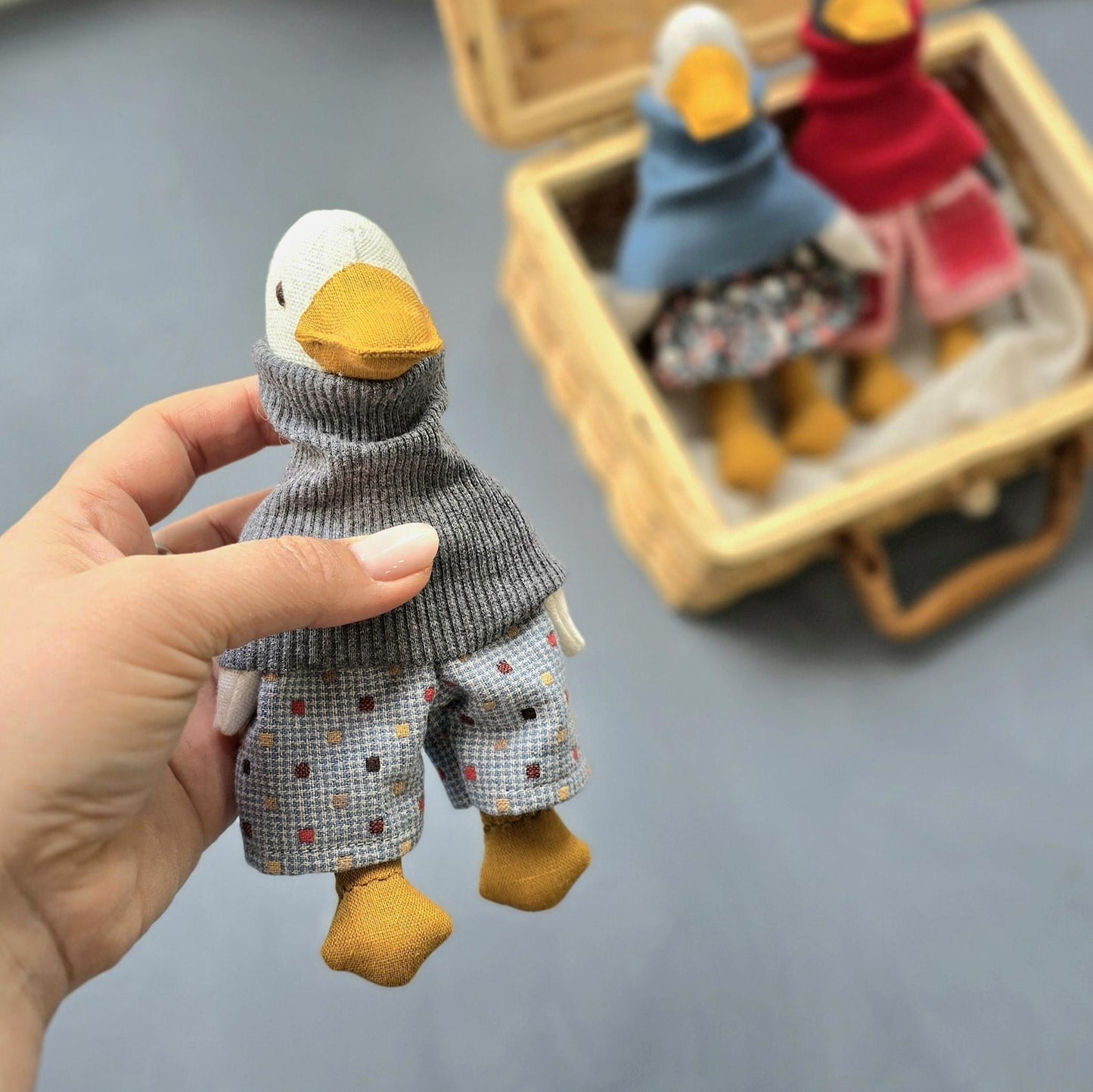 Friendly Geese with Clothes Sewing Pattern