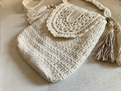 Lacy Boho Crossbody Bag Crochet Pattern