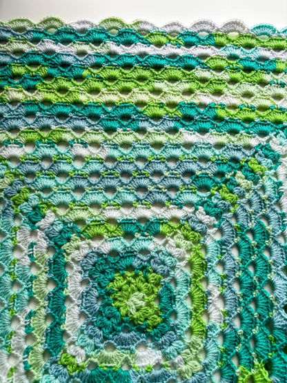 Easy Shell Blanket Crochet Pattern