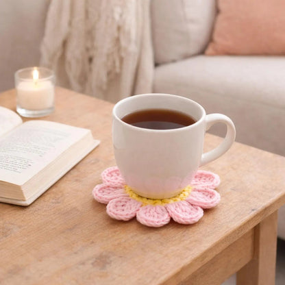 8 in 1 Flower Coaster Crochet Pattern