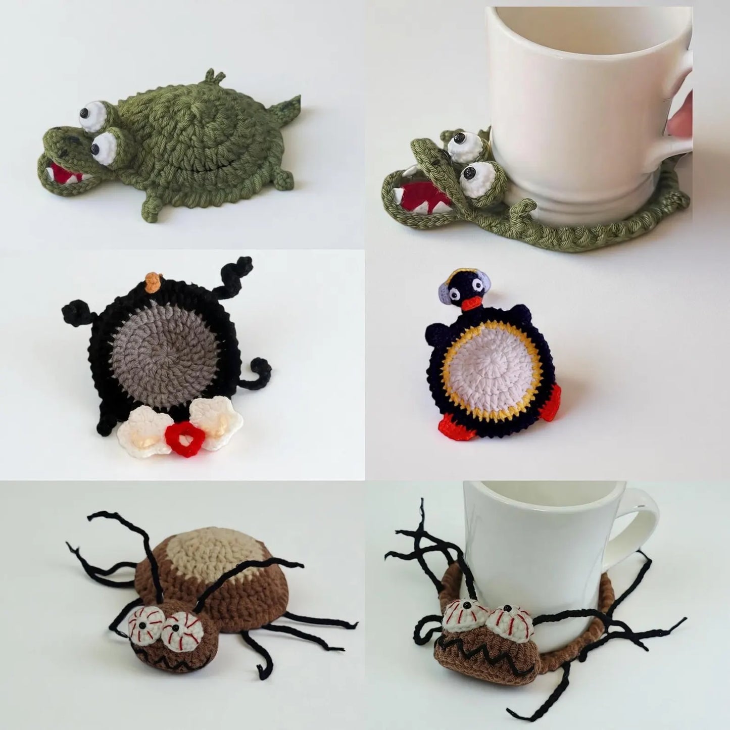 18 in 1 Animal Crochet Coaster Patterns